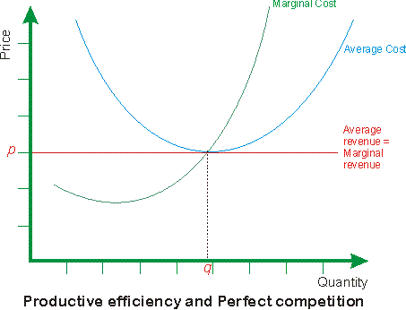 productive efficiency and perfect competition