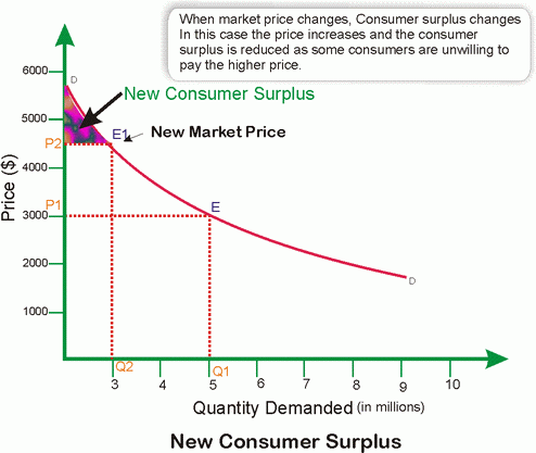 changes in consumer surplus